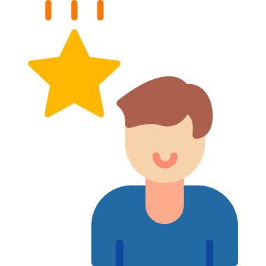 Hırs simgesi, vektör illüstrasyonu 