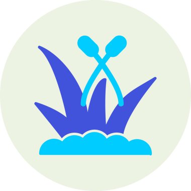 Çimen ağ ikonu vektör illüstrasyonu