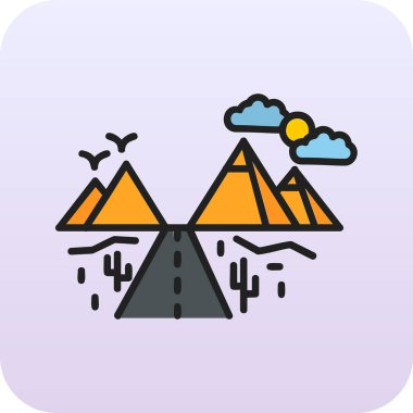 Desert Road simgesi, özet biçimi