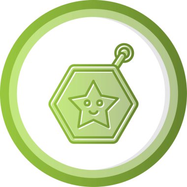 anahtar zinciri ağ simgesi, vektör illüstrasyonu