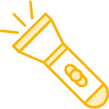 el feneri. Web simgesi basit illüstrasyon