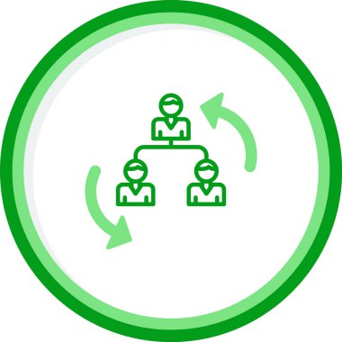 Yeniden Yapılandırma simgesinin vektör illüstrasyonu