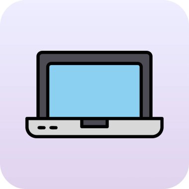 Dizüstü web simge vektör çizim 