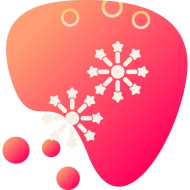 Havai fişek web simgesi, vektör illüstrasyonu 