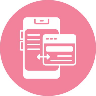 Web simgesi vektör illüstrasyonunu transfer et 