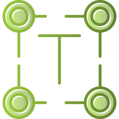 Metin Kutusu web simgesi, vektör illüstrasyonu