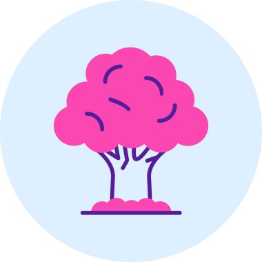 Ağaç. Web simgesi basit illüstrasyon 