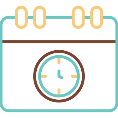 Takvim. Web simgesi basit tasarım 