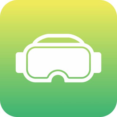 Gözlükler. Web simgesi basit illüstrasyon