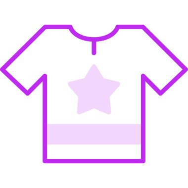 shirt simgesi vektör illüstrasyonu