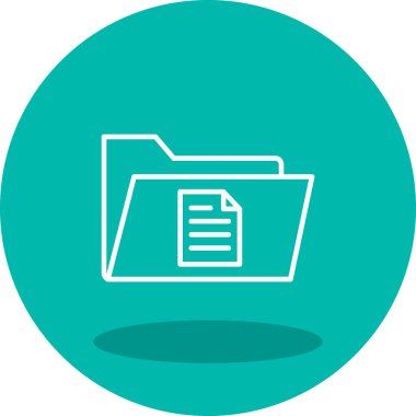 dosya dizini vektör illüstrasyonu        