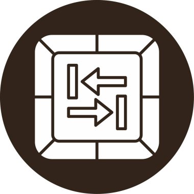 Sekme Anahtarı Web simgesi vektör çizimi