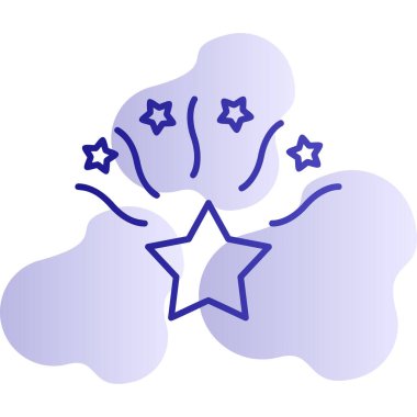 star web icon simple illustration 