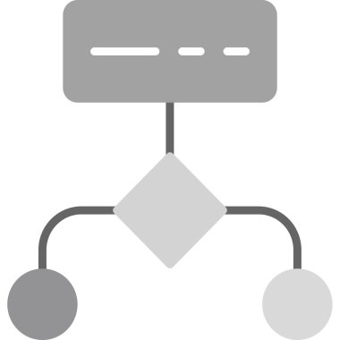 Çalışma akışı modern simgesinin vektör illüstrasyonu          