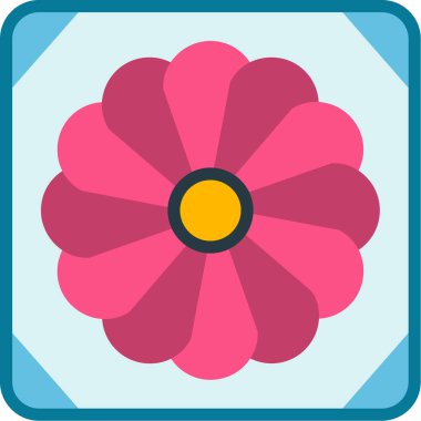 Döşeme. Web simgesi basit illüstrasyon