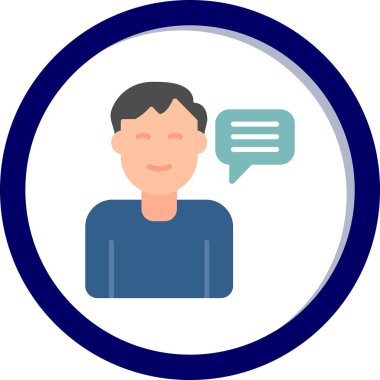 Tavsiye Ağı simgesi basit illüstrasyon