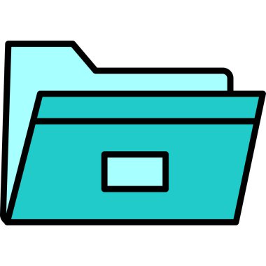 Dosya. Web simgesi basit illüstrasyon 