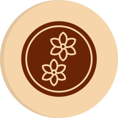 çiçek web simgesi, vektör illüstrasyonu, koku konsepti      