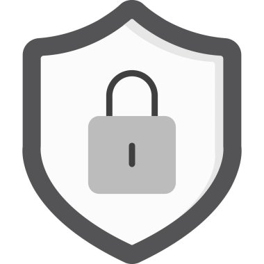 Güvenli simgenin vektör illüstrasyonu 