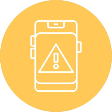 uyarı simgesi vektör illüstrasyonu