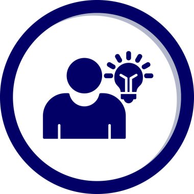 Idea web icon simple illustration 