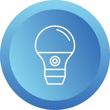 ampul simgesi, vektör illüstrasyonu 