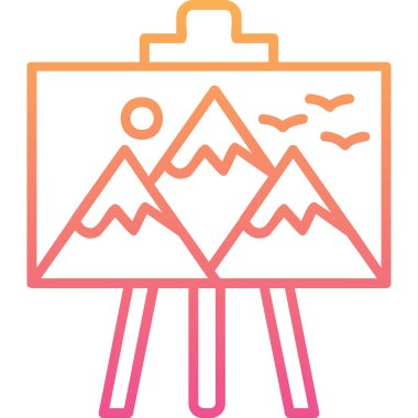 resim simgesi vektör illüstrasyonu