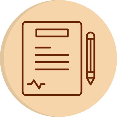 Kağıt simgesi vektör illüstrasyonunu boşa