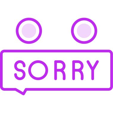 Üzgünüm ağ simgesi, vektör illüstrasyonu