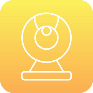 Web kamera simge vektör çizim