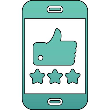 derecelendirme simgesi, vektör illüstrasyonu basit tasarım