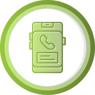 Telefon Defteri simgesi, vektör illüstrasyonu