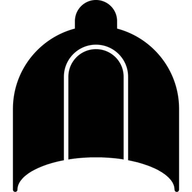 kapsül simgesi, vektör illüstrasyonu basit tasarım