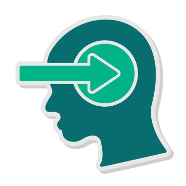 Algı web simgesi basit illüstrasyon 