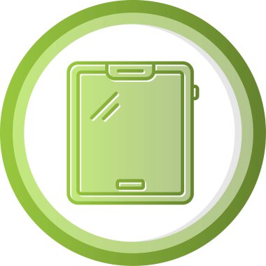 tablet. Web simgesi basit illüstrasyon 