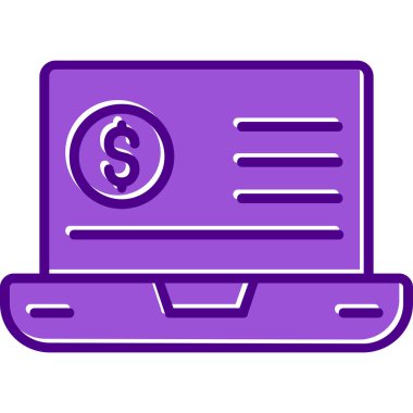 Eğilim biçimi izole edilmiş arka planda mali simge 