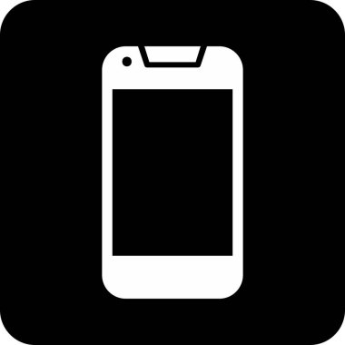 Smartphone web simgesi, vektör çizim 