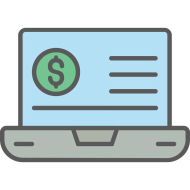 Eğilim biçimi izole edilmiş arka planda mali simge 