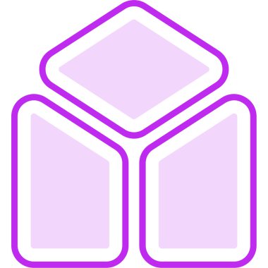 küp web simgesi basit tasarım 