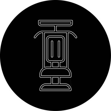 Modern Gym Machine simgesinin vektör çizimi         