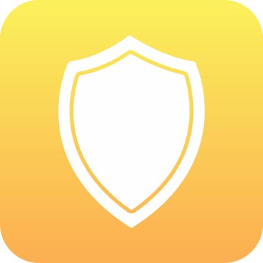 kalkan simgesi web basit illüstrasyon