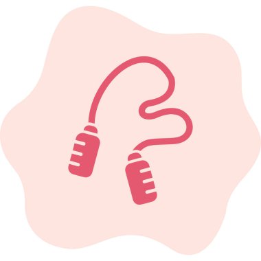 atlama ipi web simgesi, illüstrasyon vektör