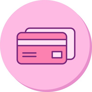 Kredi kartı iyonunun vektör çizimi