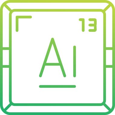 Alüminyum ağ simgesi, vektör illüstrasyonu