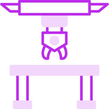 robot kolu web simgesi vektörü