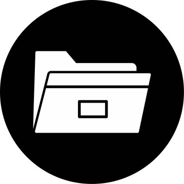 Dosya. Web simgesi basit illüstrasyon 