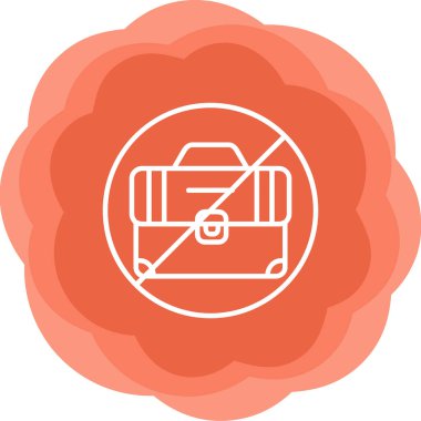 İşsizlik simgesi, vektör illüstrasyonu 