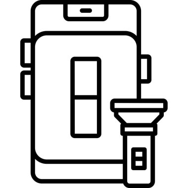 El feneri Simgesi Basit Vektör İllüstrasyonu