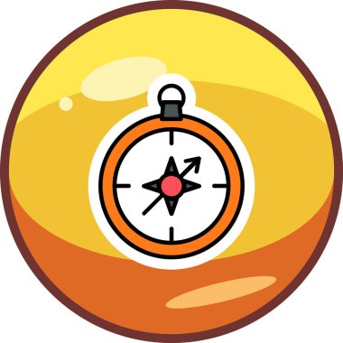 Pusula simgesi vektör resimlemesi 