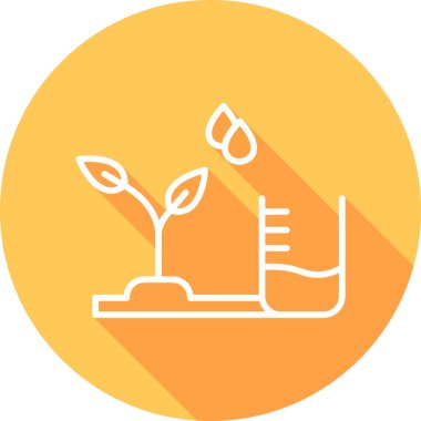 Su Seviyesi Web simgesi vektör çizimi